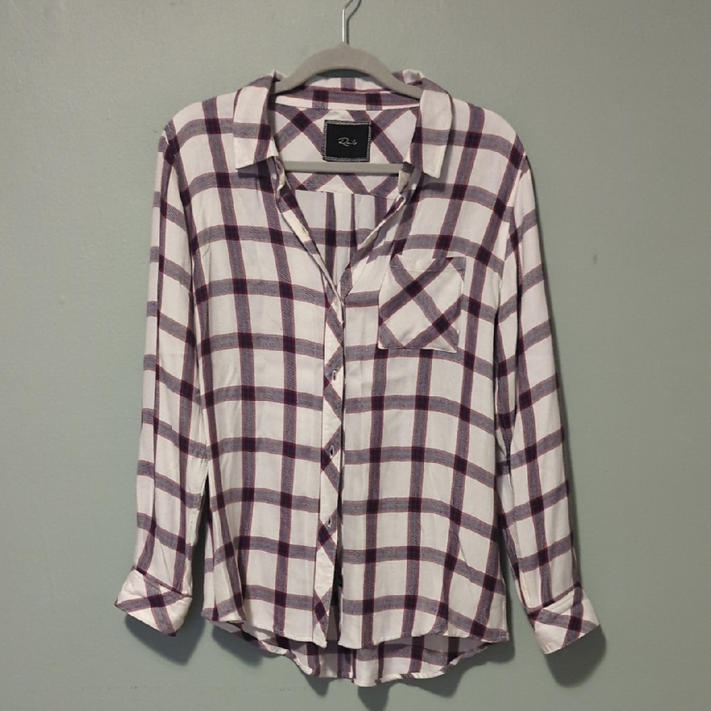 Rails Button Down Long Sleeve Flannel Shirt
